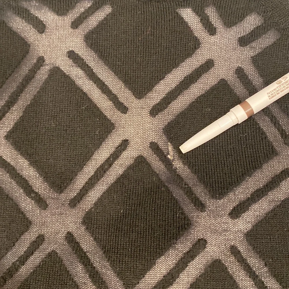 L.A.M.B. Black sheer knit top - Picture 4 of 8